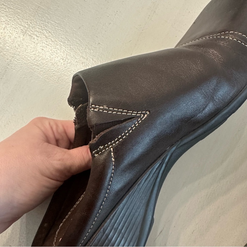 Naturalizer Women’s Adile Brown Slip On Leather Clog Shoes Sz 10M GUC - Picture 11 of 11